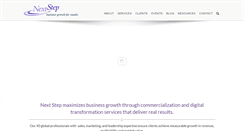 Desktop Screenshot of nextstepgrowth.com